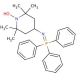 2,2,6,6-Tetramethyl-4-[(triphenylphosphoranylidene)amino]-1-piperidinyloxy (CAS 78140-47-3) - chemical structure image