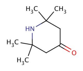 2,2,6,6-Tetramethyl-4-piperidone (CAS 826-36-8) - chemical structure image