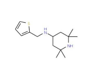 (2,2,6,6-Tetramethyl-piperidin-4-yl)-thiophen-2-ylmethyl-amine - chemical structure image
