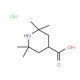 2,2,6,6-Tetramethylpiperidine-4-carboxylic acid, Hydrochloride Salt (CAS 54996-07-5) - chemical structure image