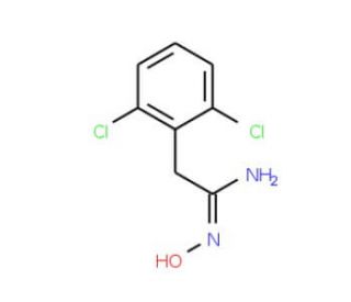 2-(2,6-Dichlorophenyl)-1-(hydroxyimino)ethylamine - chemical structure image