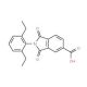 2-(2,6-diethylphenyl)-1,3-dioxoisoindoline-5-carboxylic acid - chemical structure image