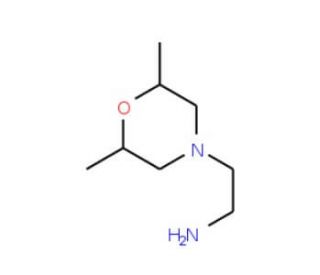 2-(2,6-Dimethylmorpholin-4-yl)ethanamine (CAS 244789-18-2) - chemical structure image