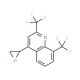2-[2,8-Bis(trifluoromethyl)-4-quinolyl]oxirane (CAS 57120-54-4) - chemical structure image
