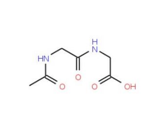 2-(2-acetamidoacetamido)acetic acid (CAS 5687-48-9) - chemical structure image