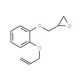 2-(2-Allyloxy-phenoxymethyl)oxirane (CAS 6452-72-8) - chemical structure image