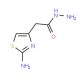 2-(2-amino-1,3-thiazol-4-yl)acetohydrazide - chemical structure image