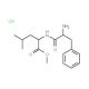 2-(2-Amino-3-phenyl-propionylamino)-4-methyl-pentanoic acid methyl ester hydrochloride - chemical structure image
