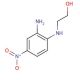 2-(2-Amino-4-nitroanilino)ethanol (CAS 56932-44-6) - chemical structure image