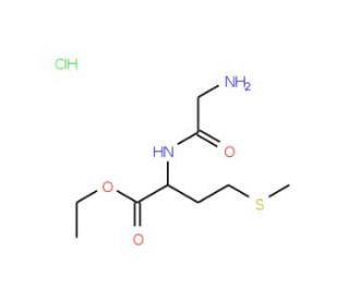 2-(2-Amino-acetylamino)-4-methylsulfanyl-butyricacid ethyl ester hydrochloride - chemical structure image