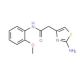2-(2-Amino-thiazol-4-yl)-N-(2-methoxy-phenyl)-acetamide - chemical structure image