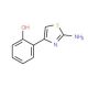 2-(2-Amino-thiazol-4-yl)-phenol (CAS 60135-72-0) - chemical structure image