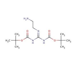 2-(2-Aminoethyl)-1,3-di-Boc-guanidine (CAS 203258-44-0) - chemical structure image