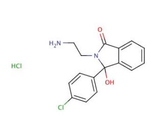 2-(2-Aminoethyl)-3-(4-chlorophenyl)-3-hydroxyphthalimidine Hydrochloride (Mazindol Metabolite) (CAS 13473-53-5) - chemical st