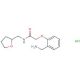 2-[2-(aminomethyl)phenoxy]-N-(oxolan-2-ylmethyl)acetamide hydrochloride - chemical structure image
