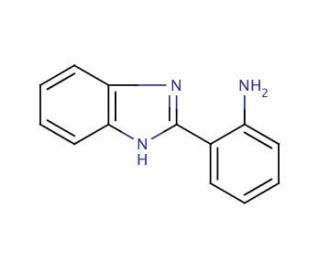 2-(2-Aminophenyl)-1H-benzimidazole (CAS 5805-39-0) - chemical structure image