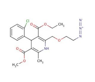 2-[(2-Azidoethoxy)methyl]-4-(2-chlorophenyl)-3-ethoxycarbonyl-5-methoxycarbonyl)-6-methyl-1,4-dihydropyridine (CAS 88150-46-3