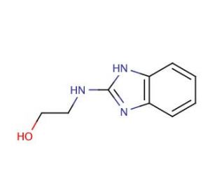 2-(2-Benzimidazolylamino)-1-ethanol (CAS 57262-38-1) - chemical structure image