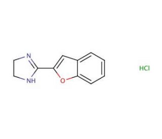 2-(2-Benzofuranyl)-2-imidazoline hydrochloride - chemical structure image