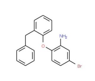 2-(2-Benzylphenoxy)-5-bromoaniline - chemical structure image