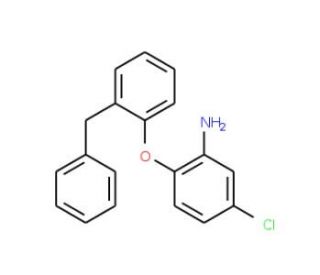 2-(2-Benzylphenoxy)-5-chloroaniline - chemical structure image