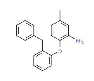 2-(2-Benzylphenoxy)-5-methylaniline - chemical structure image