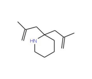 2,2-Bis-(2-methyl-allyl)-piperidine - chemical structure image