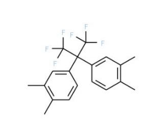 2,2-Bis(3,4-dimethylphenyl)hexafluoropropane (CAS 65294-20-4) - chemical structure image