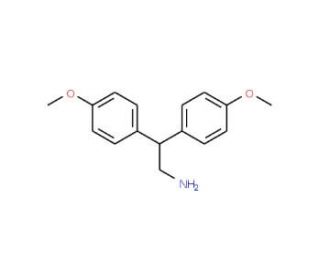 2,2-Bis(4-methoxyphenyl)ethylamine (CAS 85336-83-0) - chemical structure image