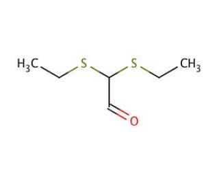 2,2-Bis(ethylthio)acetaldehyde (CAS 42919-45-9) - chemical structure image