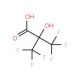 2,2-Bis(trifluoromethyl)glycolic acid (CAS 662-22-6) - chemical structure image