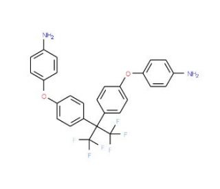 2,2-Bis[4-(4-aminophenoxyphenyl])hexafluoropropane (CAS 69563-88-8) - chemical structure image