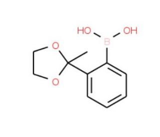 2-(2-Boronobenzene)-2-methyl-1,3-dioxolane (CAS 243140-14-9) - chemical structure image