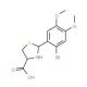 2-(2-Bromo-4,5-dimethoxyphenyl)-1,3-thiazolidine-4-carboxylic acid - chemical structure image