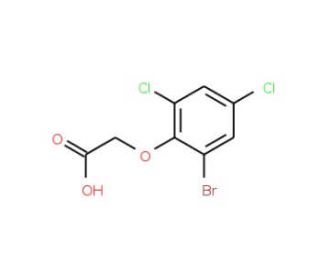 2-(2-Bromo-4,6-dichlorophenoxy)acetic acid (CAS 103951-16-2) - chemical structure image