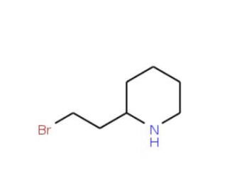 2-(2-Bromo-ethyl)-piperidine (CAS 731742-05-5) - chemical structure image