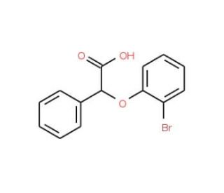 2-(2-bromophenoxy)-2-phenylacetic acid - chemical structure image