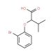 2-(2-bromophenoxy)-3-methylbutanoic acid - chemical structure image