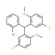 2-((2-bromophenyl)(5-chloro-2-methoxyphenyl)methyl)-4-chloro-1-methoxybenzene (CAS 951771-27-0) - chemical structure image