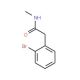 2-(2-Bromophenyl)-N-methylacetamide (CAS 141438-47-3) - chemical structure image