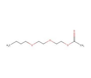 2-(2-Butoxyethoxy)ethyl acetate (CAS 124-17-4) - chemical structure image