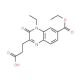 2-(2-Carboxy-ethyl)-4-ethyl-3-oxo-3,4-dihydro-quinoxaline-6-carboxylic acid ethyl ester - chemical structure image