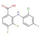 2-(2-Chloro-4-iodophenylamino)-3,4-difluorobenzoic Acid (CAS 303175-44-2) - chemical structure image