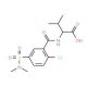 2-({2-chloro-5-[(dimethylamino)sulfonyl]benzoyl}amino)-3-methylbutanoic acid - chemical structure image