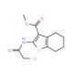 2-(2-Chloro-acetylamino)-4,5,6,7-tetrahydro-benzo[b]thiophene-3-carboxylic acid methyl ester - chemical structure image