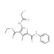 2-(2-Chloro-acetylamino)-4-methyl-5-phenylcarbamoyl-thiophene-3-carboxylic acid ethyl ester - chemical structure image