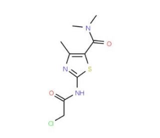 2-(2-Chloro-acetylamino)-4-methyl-thiazole-5-carboxylic acid dimethylamide - chemical structure image