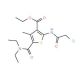 2-(2-Chloro-acetylamino)-5-diethylcarbamoyl-4-methyl-thiophene-3-carboxylic acid ethyl ester - chemical structure image