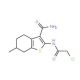 2-(2-Chloro-acetylamino)-6-methyl-4,5,6,7-tetrahydro-benzo[b]thiophene-3-carboxylic acid amide (CAS 436090-09-4) - chemical s