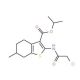 2-(2-Chloro-acetylamino)-6-methyl-4,5,6,7-tetrahydro-benzo[b]thiophene-3-carboxylic acid isopropyl ester - chemical structure